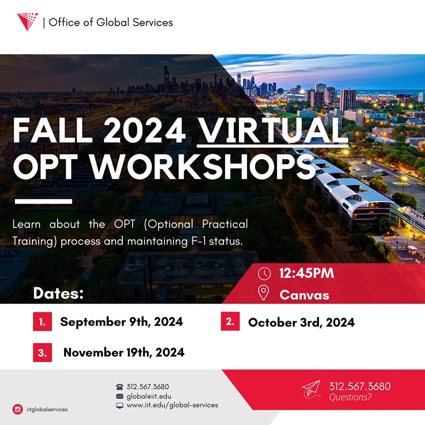 FALL 2024 OPT Workshops