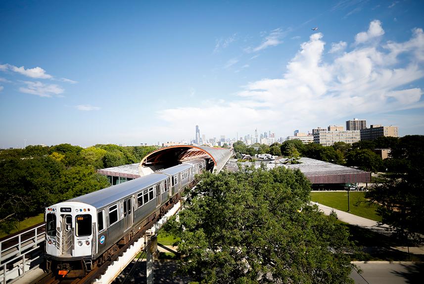 The CTA training moving through the MTCC tube