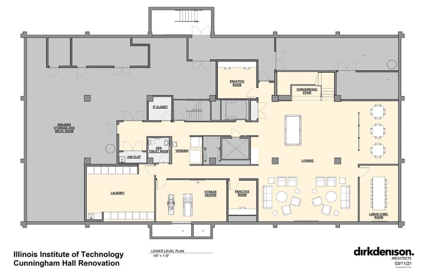 Cunningham Hall Floor Plan 1