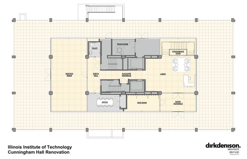 Cunningham Hall Floor Plan 2 gallery item