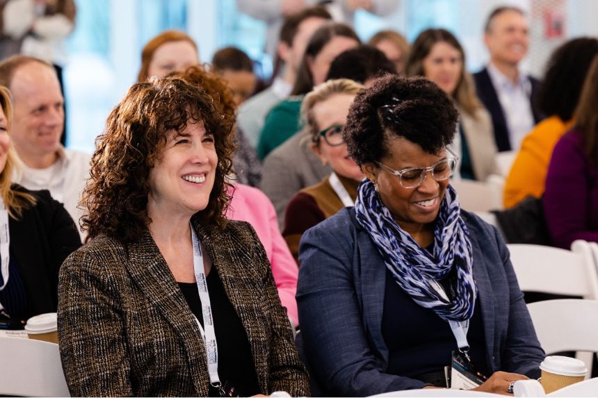 Rohit Prasad and Raj Echambadi fireside chat at Times Higher Education Digital Universities US Conference hosted by Illinois Tech