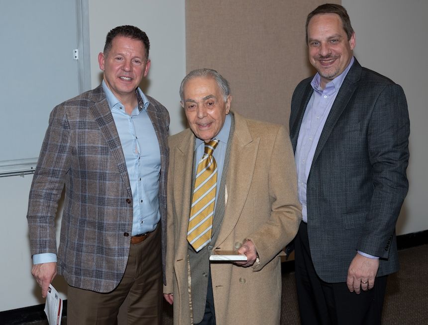 Louis Cattafesta, Cesar Sciammarella, and Kevin Cassel at Illinois Institute of Technology