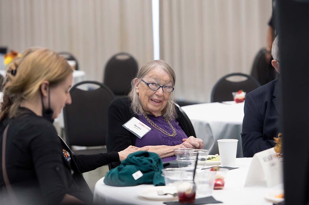 Martha Evens at the Computer Science 50th Anniversary