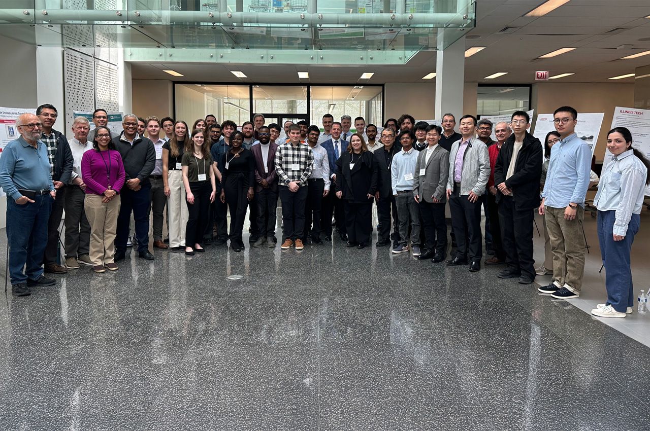 MMAE Students and Faculty at the 2025 MMAE Student Research Poster Competition