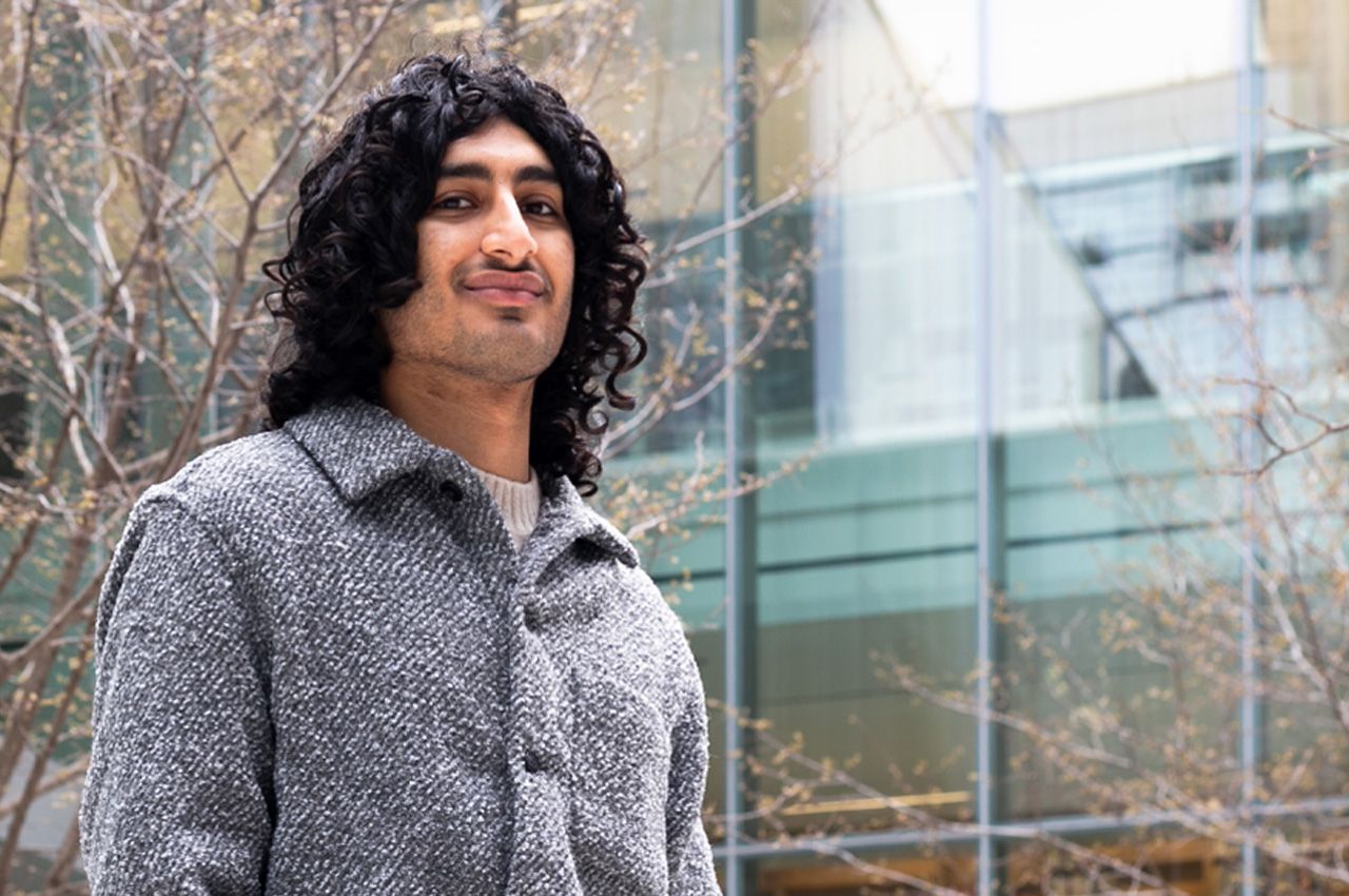 Environmental shot of Jlees Ahmed (B.Arch. ’25)