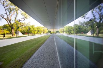 A landscape photo taken near the windows at Kaplan Institute