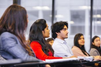 Stuart School of Business students in class