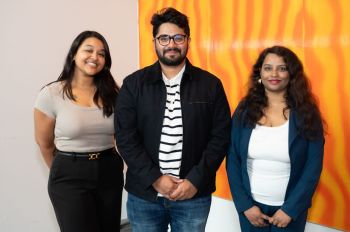 Curiosity Cup Contestants: [From left] Anindya Sinha, Siddhant Iyer, and Sonam Singh