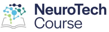 NeuroTech Course graphic with icon of book and brain