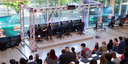 Esports event in Kaplan Center