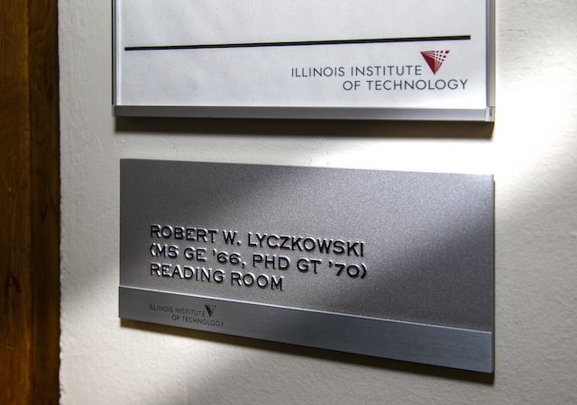 Lyczkowski Reading Room Doorplate