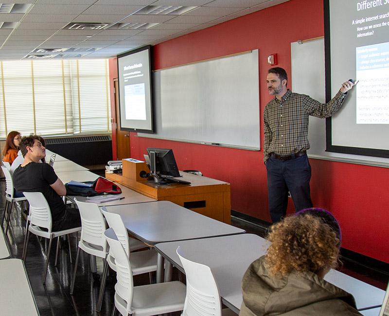 Arlen Moller in Classroom