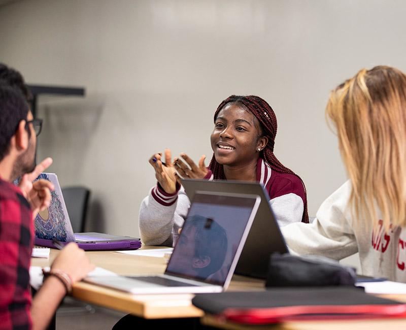 Students in Intro to Psychology Class at Lewis College