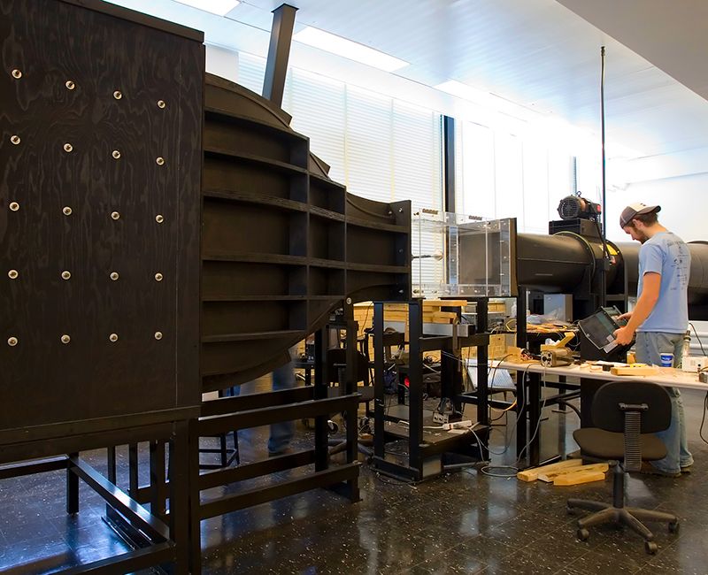 Wind Tunnel in Rettaliata Engineering Center