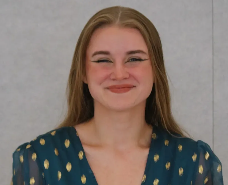 Statistics student Virginia Reider